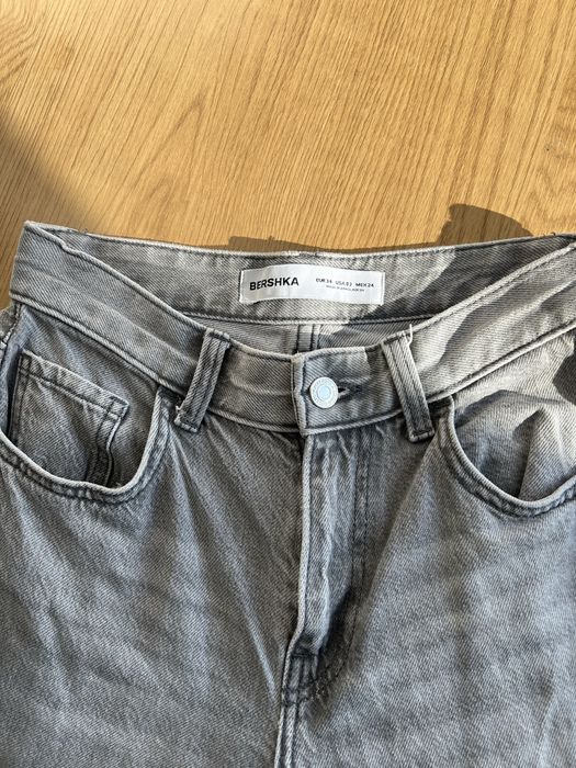 Сірі джинси палаццо Bershka Xs/S