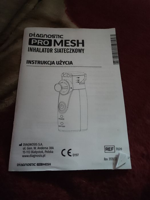 Inhalator siateczkowy