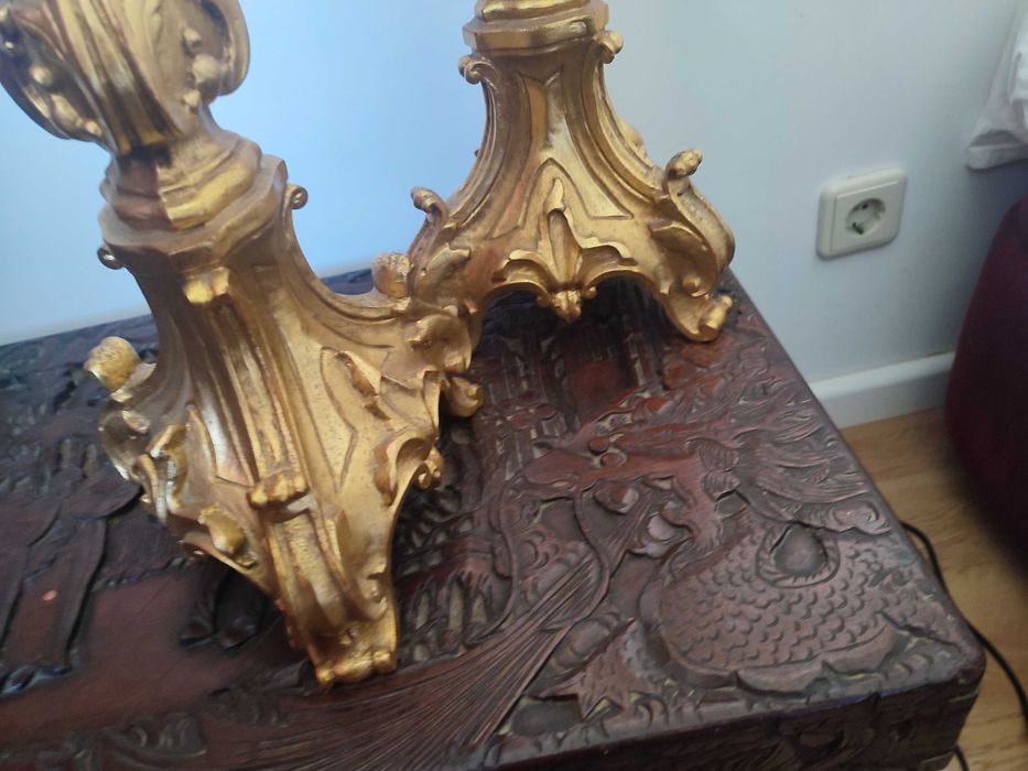 Toucheiro folha de ouro - conjunto de dois