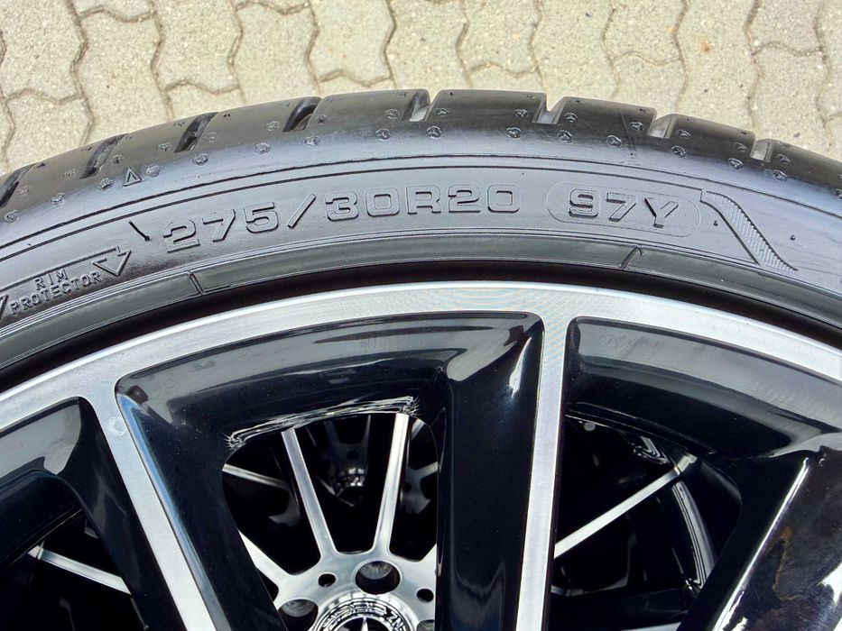 Alufelgi Mercedes E Klasa W213 Oryginalne AMG 20 Letnie Czarne BiColor ZOBACZ!