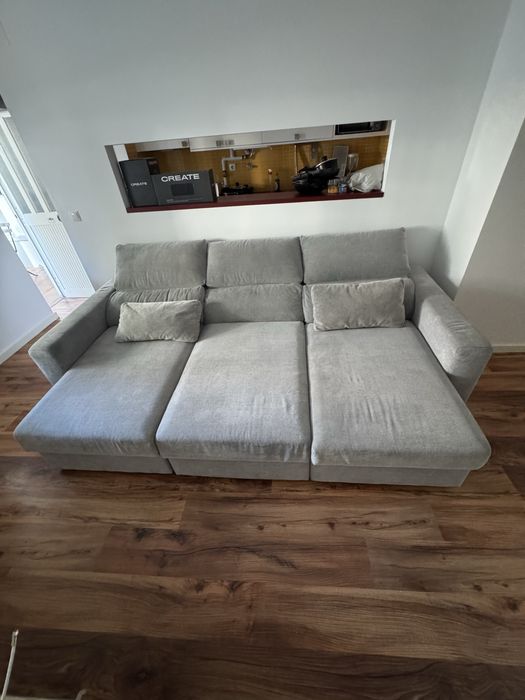 Sofá Ikea ESKILSTUNA 3 lugares c/chaise longue