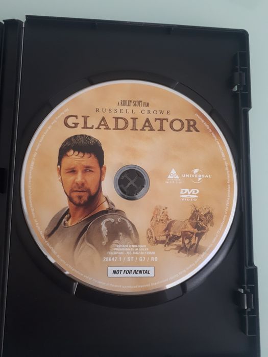 DVD o gladiador Russell Crowe