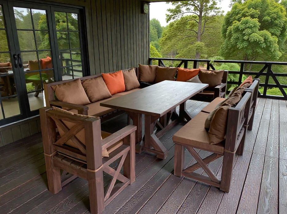 Ekskluzywne meble ogrodowe.Stół. Narożnik. Kanapa. Fotel. Ławka