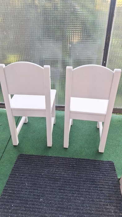 Krzesełka drewniane ikea SUNDVIK 2 szt