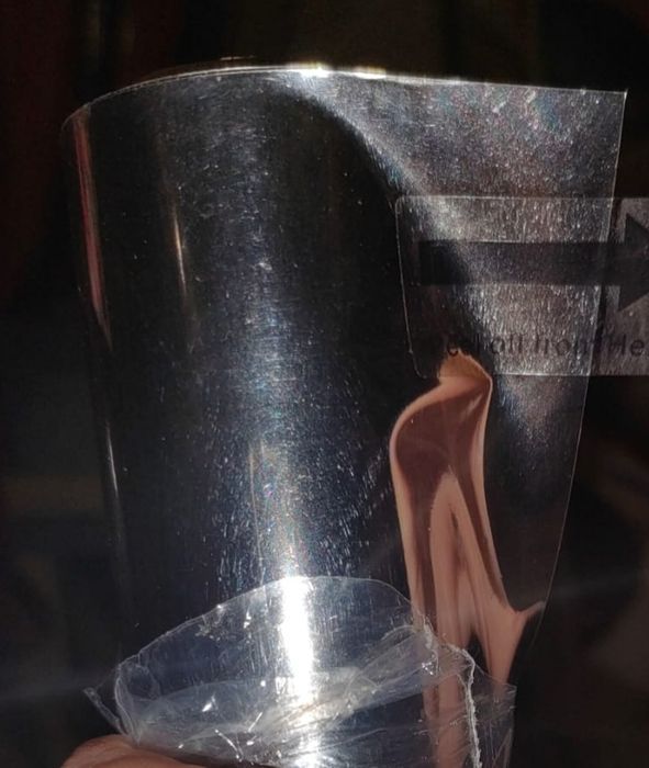 2 rolos de vinil preto