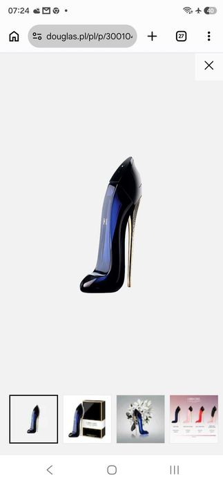 Oryginalne Carolina Herrera Goog Girl Eau de Parfum 50 ml Douglas nowe zapakowane