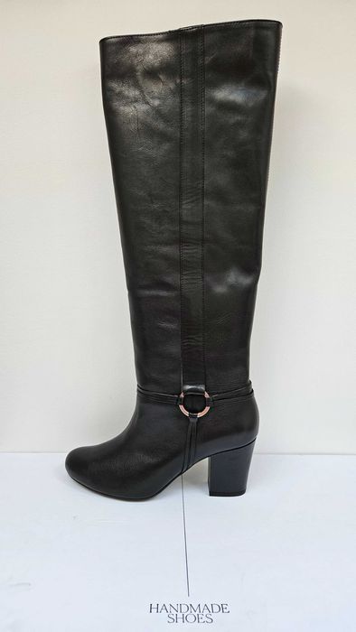 Nowe długie kozaki L37 skóra  kazar 39 25.5cm