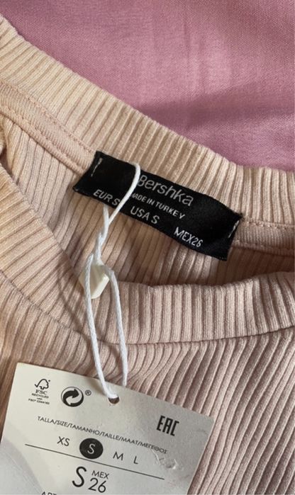 Top manga comprida Bershka