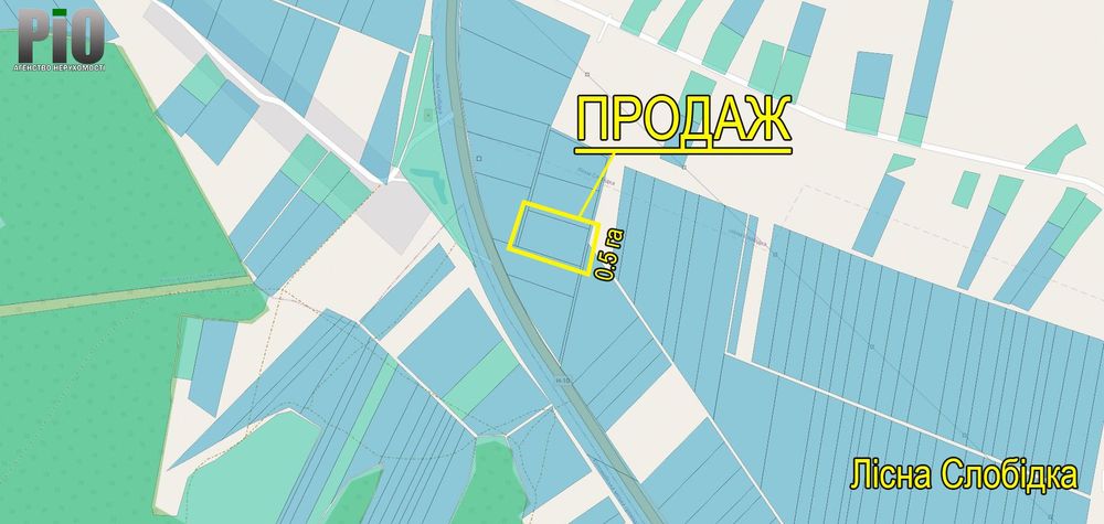 Ділянка 50 соток.