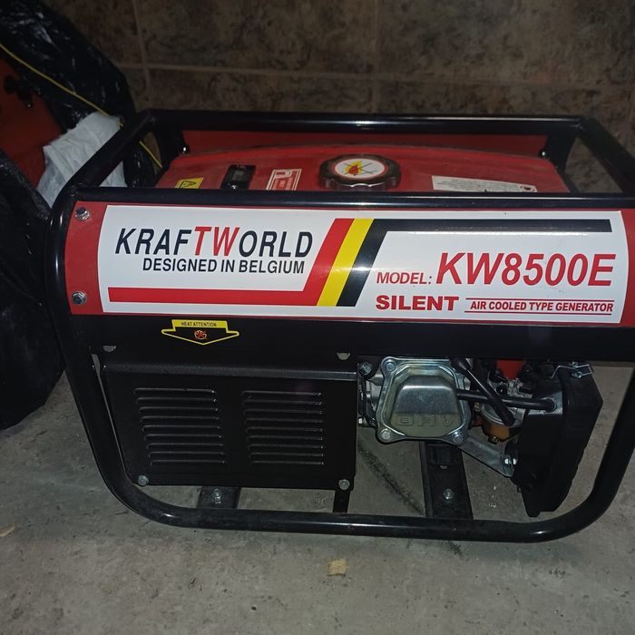 Продам Генератор бензиновый KrafTWorld KW-8500-E (ном 4,3 КВт, макс 5