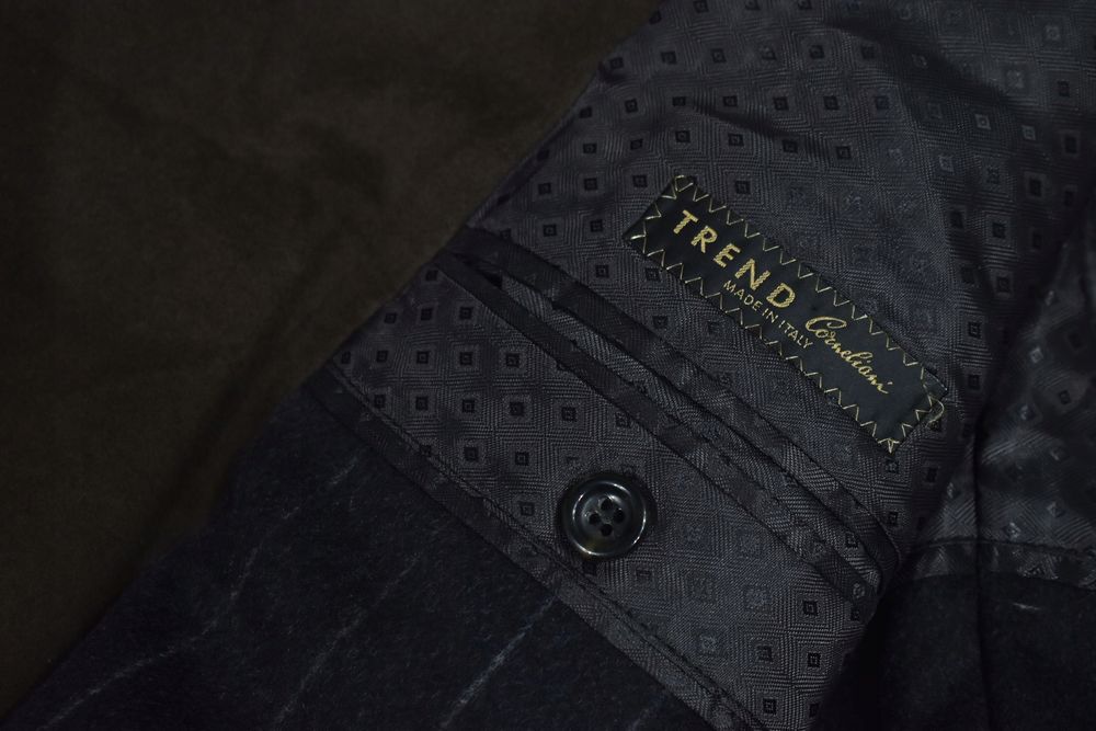 Corneliani Trend Brązowy Bawełniany Płaszcz Z Wełnianą Podszewką 52