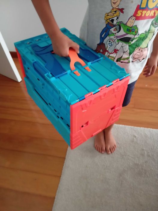 Pista Hotwheels Track Builder Crate original em excelente estado