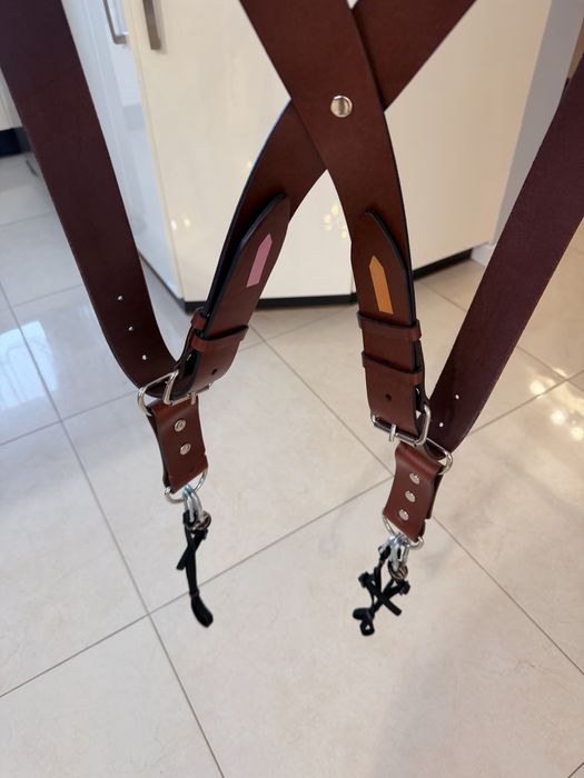 Skórzane szelki fotograficzne 4,5 cm