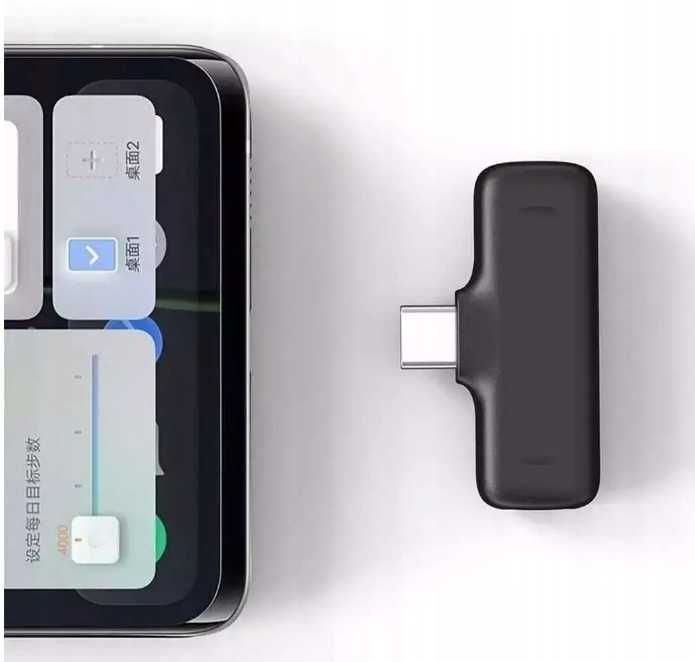 Mikrofon Bezprzewodowy Krawatowy do Telefonu USB C / IPhone ttst1434