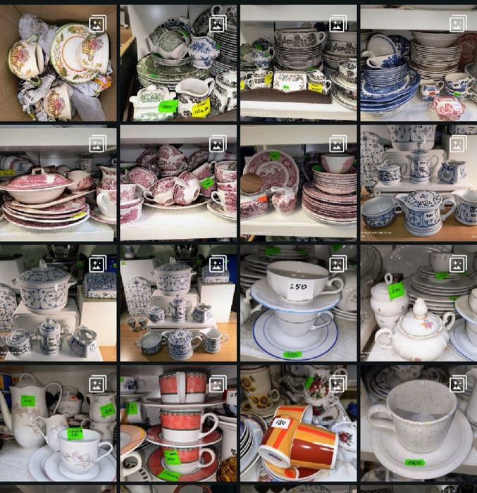 Посуд, тарілки, чашки, салатниці, антикварні, сучасні з Европи, Англія