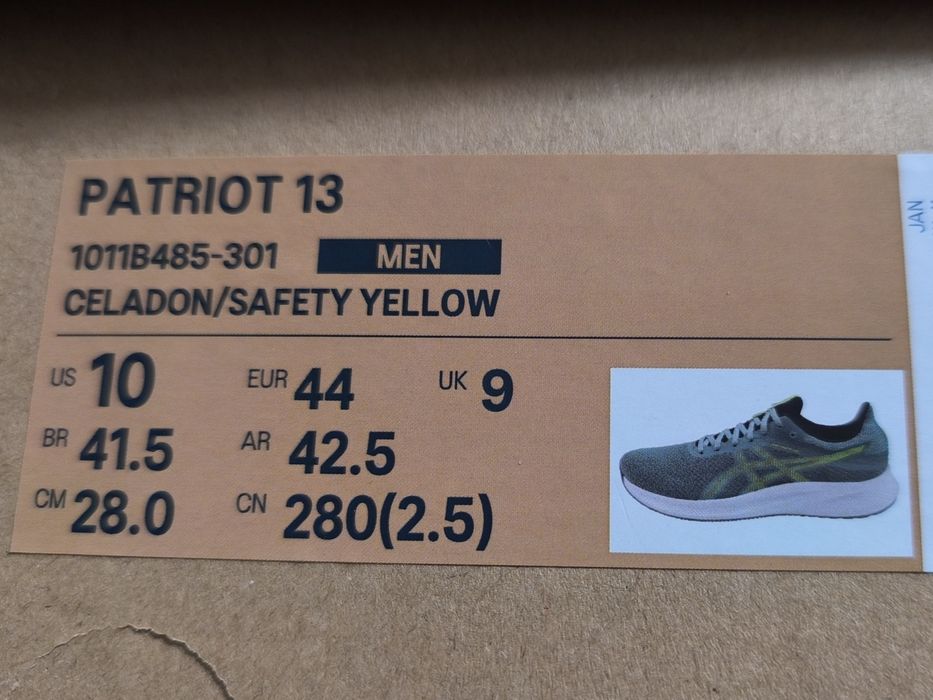 Asics patriot 13 roz. 44/28 jak nowe