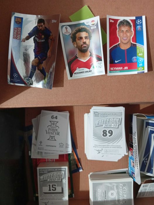 Lote de cromos futebol