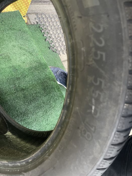 Michelin 225/55r18 пара резина шини б/у склад оригінал