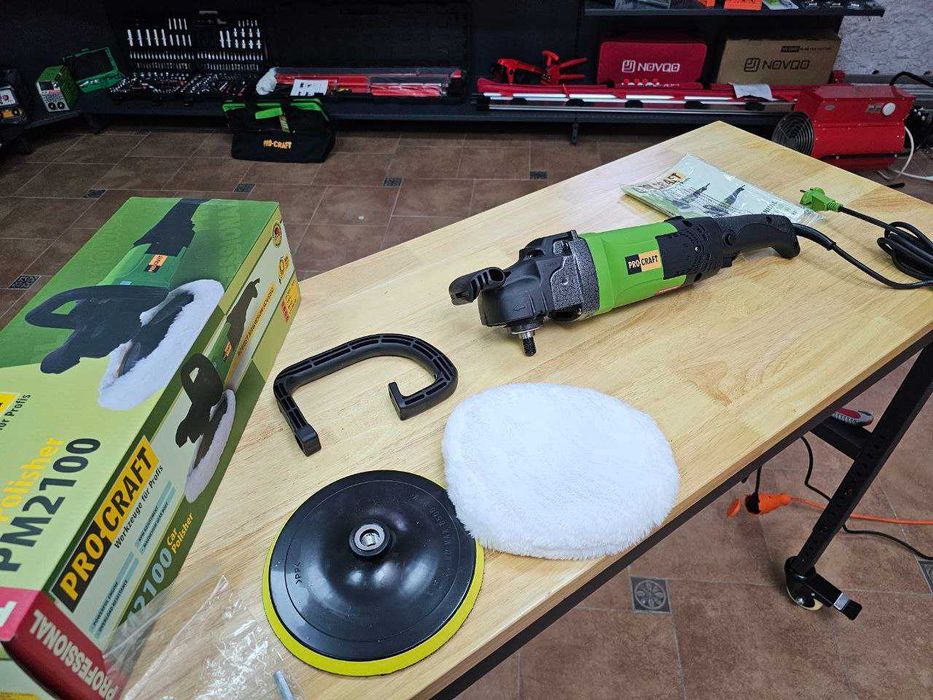 Полировальная машина ProCraft 2100Вт Стабилизация об. Шлифмашина