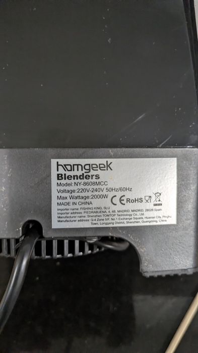 Liquidificador profissional Homgeek