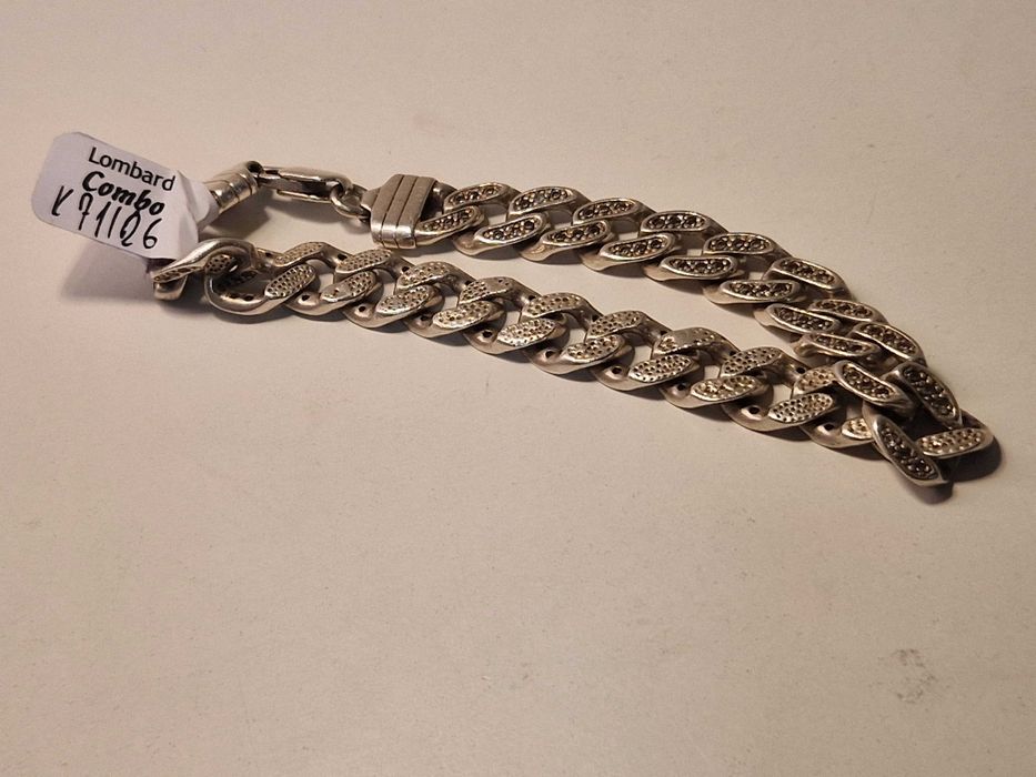 (BP) Srebrna Bransoletka W. 32G P. 925 R. 21