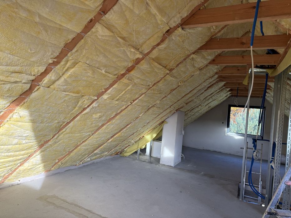 Ocieplenie Poddasza - Regipsy gładzie- malowanie