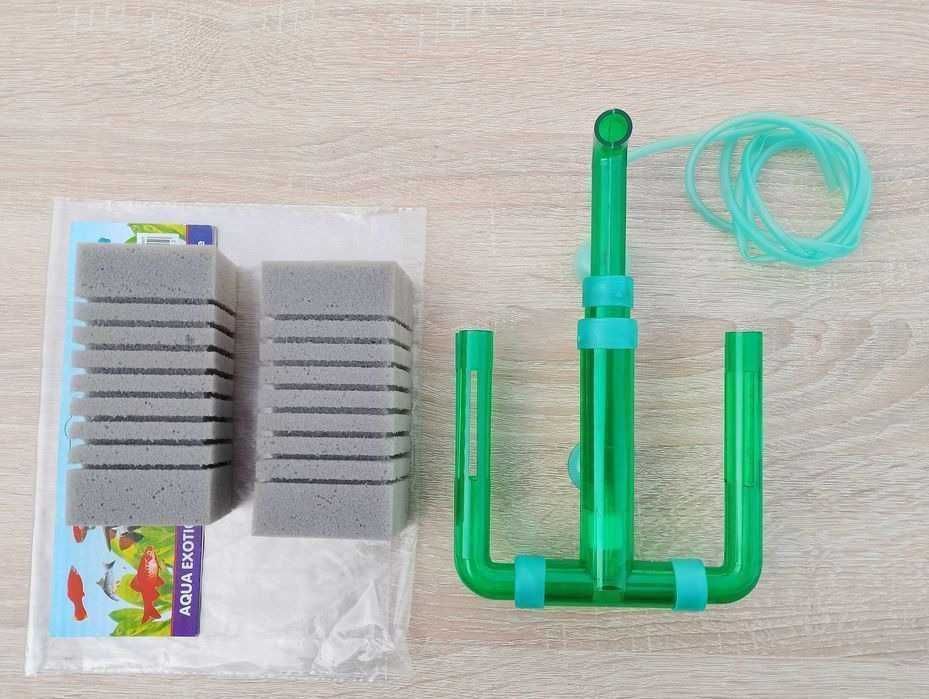 2SZT Filtr dwuramienny gąbkowy duo na powietrze nowy WYSYŁKA