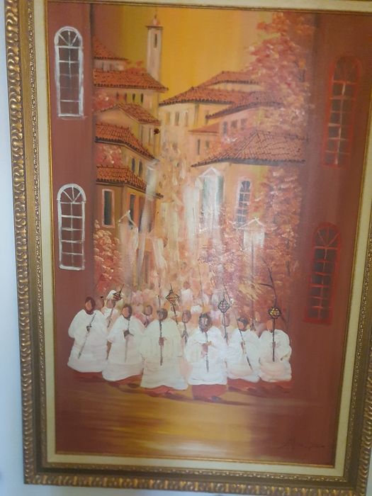 Quadro pintura a óleo  - original  - António Remo
