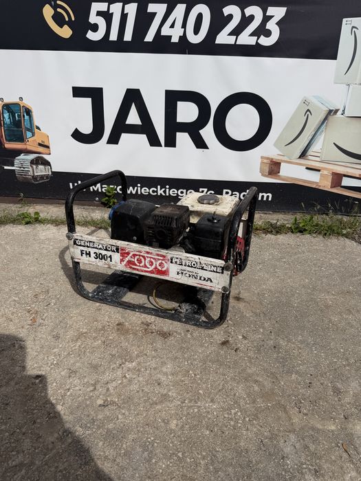 Agregat prądotwórczy FOGO FH3001 | 3 kW | Honda 2016 – SERWIS – stan bdb