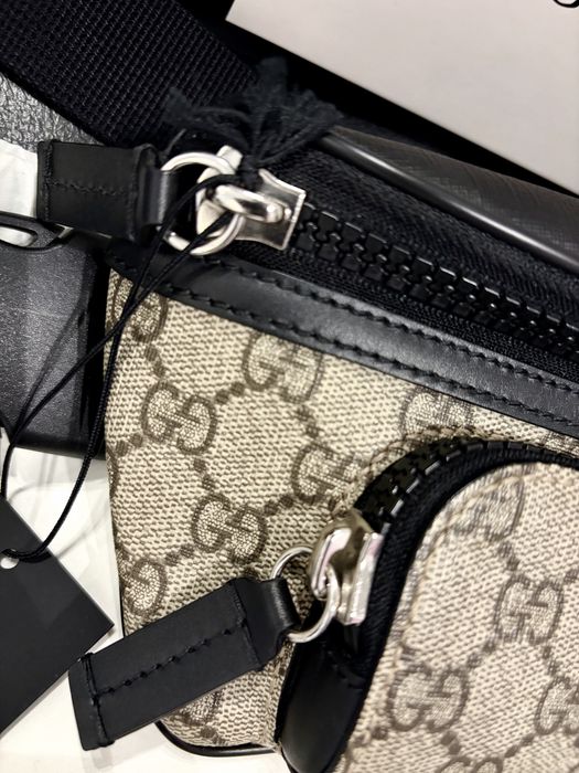 Gucci Nerka Belt Bag Men Monogram Nowa