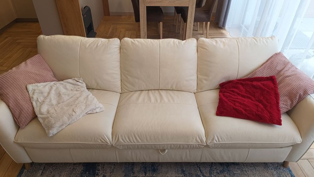 Sofa, kanapa, skóra naturalna