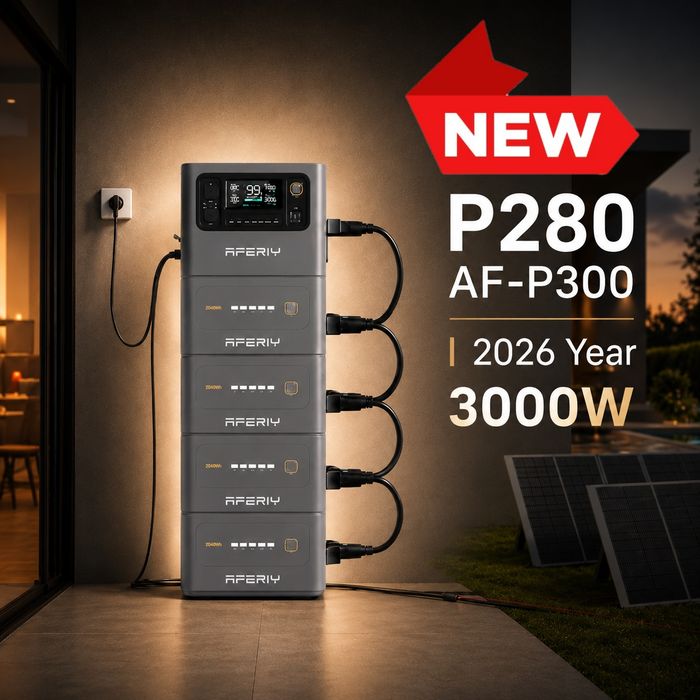 ‼️Офіційна‼️ 3000W Aferiy P300 New зарядна станція UPS/ДБЖ