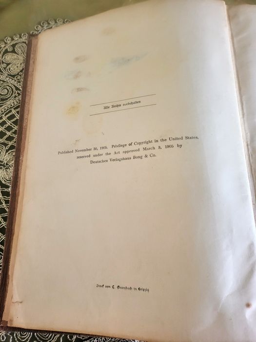 Książka z 1905 r Encyklopedia Wiedzy  Ogólnej  i Praktycznej