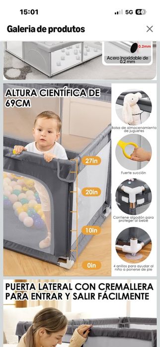 Parque infantil como novo
