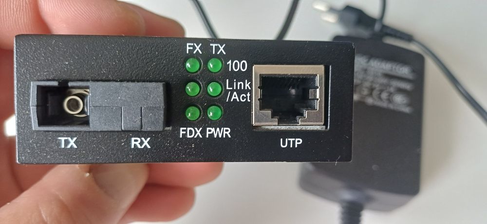 Медіаконвертер RCI RCI902W-FE-20-T 100M, 20km