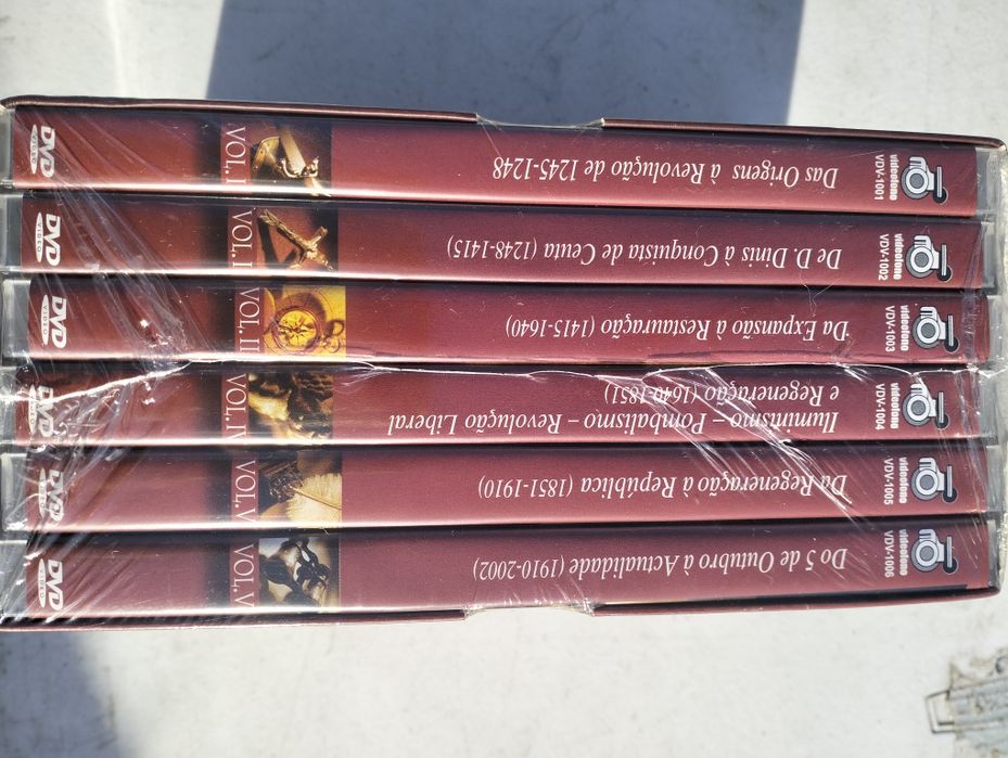 História essencial de Portugal José Hermano Saraiva 6 DVDs