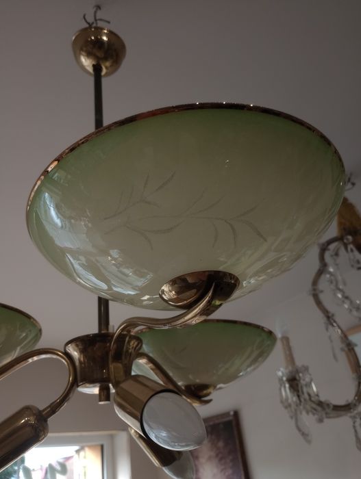 Cudny Stary żyrandol Art Deco Okazja