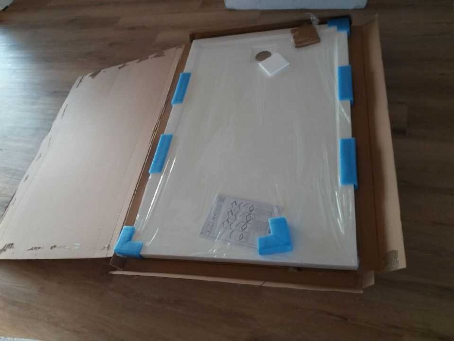 Brodzik prysznicowy konglomeratowy Sanswiss Livada 90x140