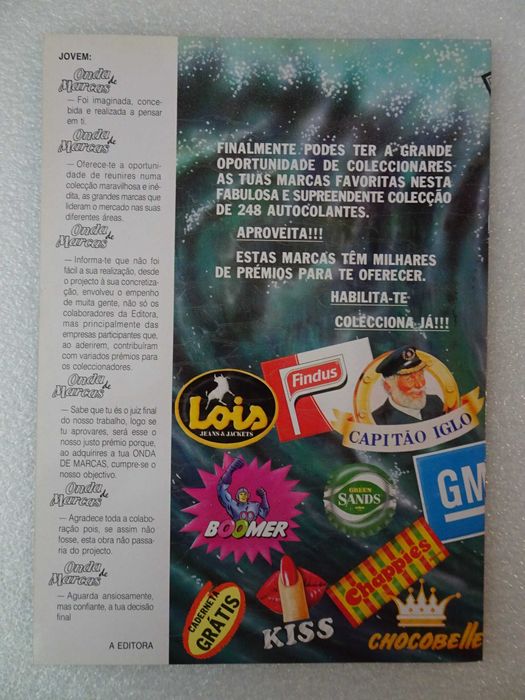 Caderneta de cromos vazia Onda de Marcas --