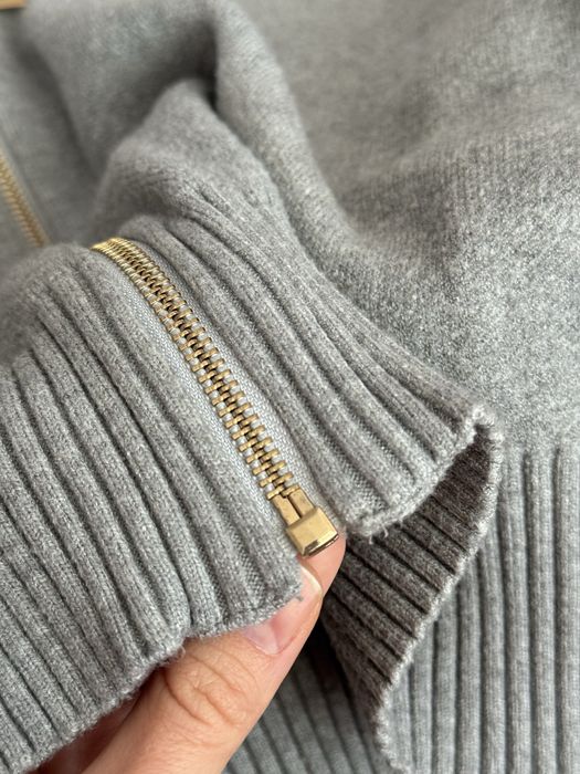 Сіра кофта на молнії, S