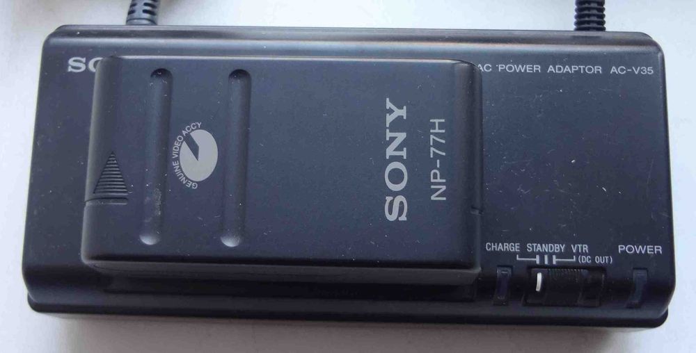 Блок питания для камеры sony ac-v35 с аккумулятором зарядное устройств