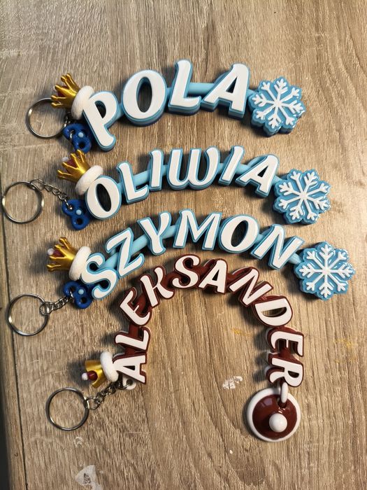 Imiona 3D personalizowane, na zamówienie