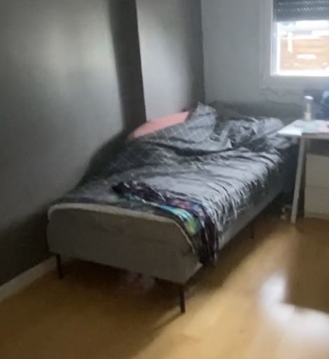 Ikea bed and mattress slattum and vesteroy