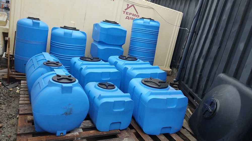 Ємності для води,  пластикові. Ёмкости, бак, бочка, Єврокуб