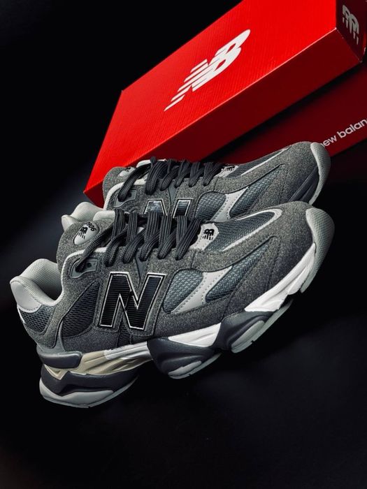 Кросовки на осінь Модні Стильні кросовки New Balance 9060 grey Повсякденні кросовки нью беланс 9060 Шкіряні кросовки молодіжні
