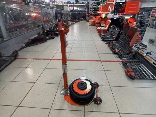 Домкрат пневматичний сніговик 3Т NEO TOOLS добкрат пневматический