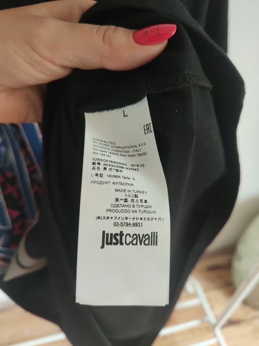Koszulka Just Cavalli rozm. L stan bardzo dobry