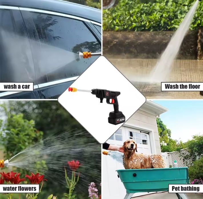 Pistola de pressão água lavagem nova