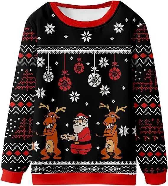 Nowy sweter/bluzka/sweterek/Boże narodzenie/święta/ LED ! S ! 7269!