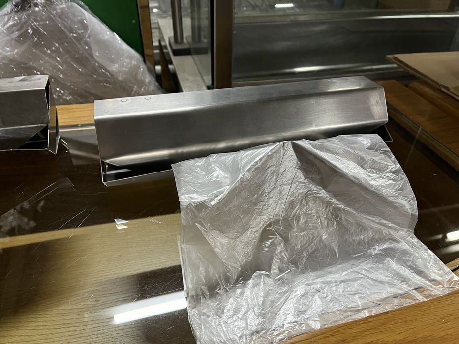 Dispensador de sacos de rolo em inox